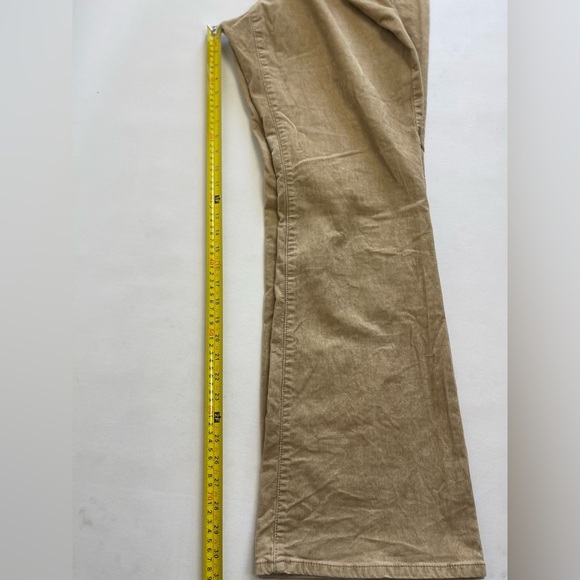 Ann Taylor Loft Curvy Boot Corduroy Tan pants. size 14 - Picture 10 of 12